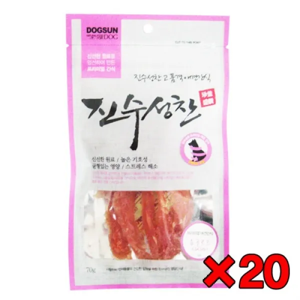 [특가할인20개묶음]진수성찬 요구르트 사사미 70g, 1개, .