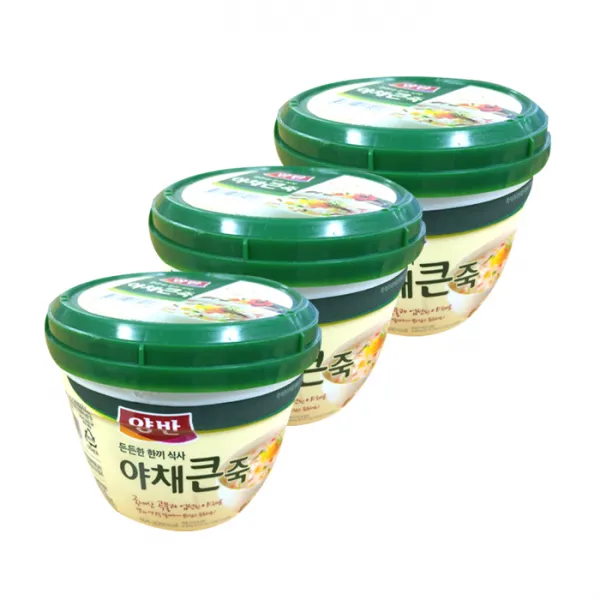동원 양반 야채큰죽, 404g, 3개