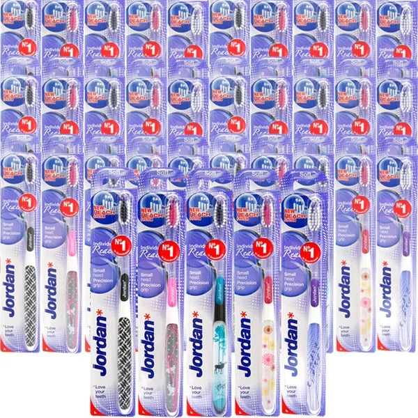 조르단 인디비주얼 칫솔 색상랜덤 1개입 30개