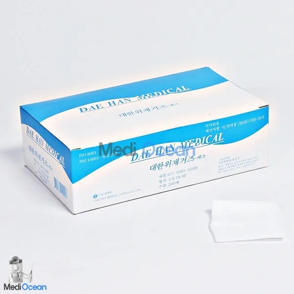 대한위재 접은거즈 2inch*2inch*8p 판매단위:박스 200개 1개