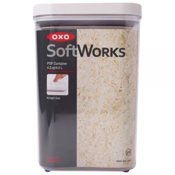 옥소 OXO Softworks 팝 컨테이너 저장용기 잡곡통, 1개, 4L