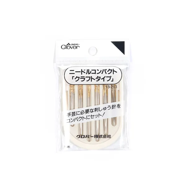 홈데코 clover 크로바 니들콤팩트(화이트) 휴대용바늘보관함 바늘꽂이/바늘보관함, 화이트, 1개