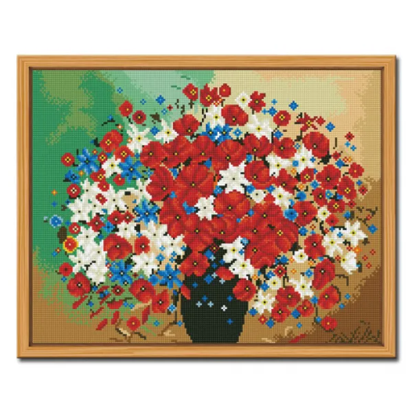 아트홀릭 보석십자수 40x50cm 정물 십자수DIY패키지, D501_만개, 1개