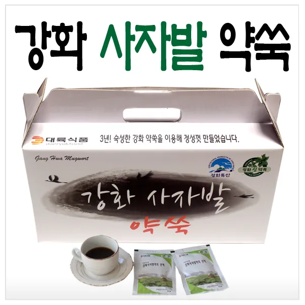 대륙식품 강화사자발약쑥 80ml X30팩 1박스 기타건강즙, 30팩
