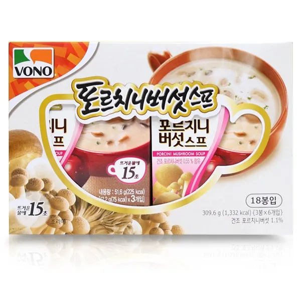 보노 포르치니버섯스프 1박스 18봉 1박스