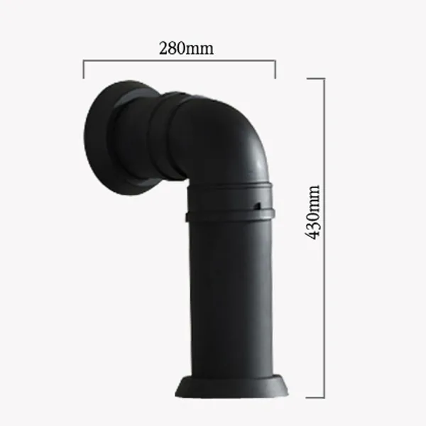 한스벽난로 벽난로소품 벽난로악세사리 장작바구니 벽난로연통 불쏘시개, 전기벽난로연통(인테리어용 모조품)