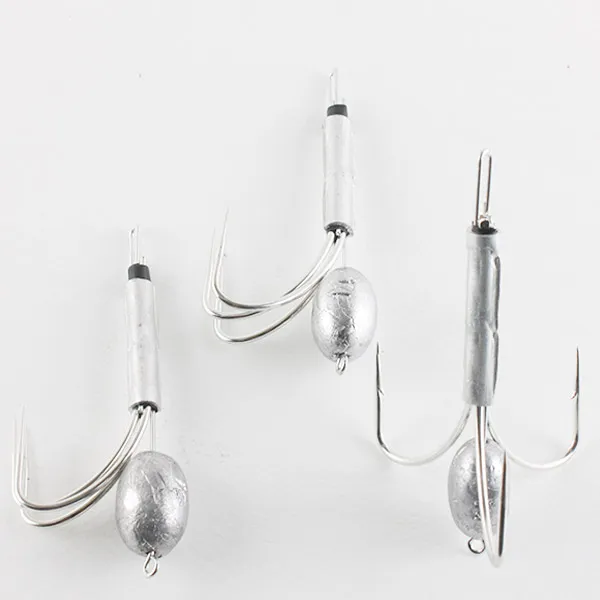 숭어 낚시용 훌치기 바늘 채비 봉돌 12호, 1개, 1세트