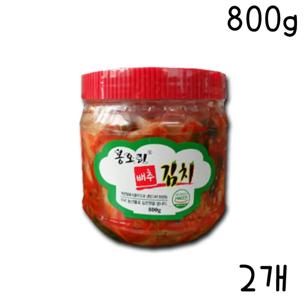 H/2/상운식품 봉오리맛김치 800g -2개/김치, 2개