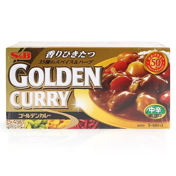 에스앤비 골든카레 중간매운맛 198g×5팩 195g 5팩