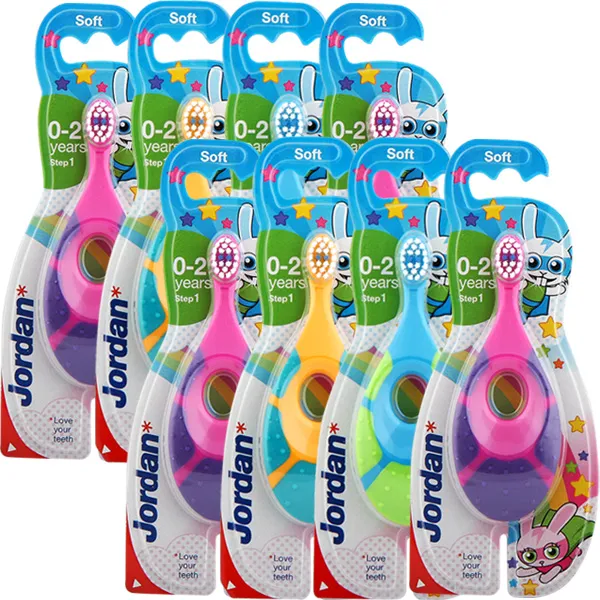 조르단 영유아 칫솔 1단계 랜덤발송 8개
