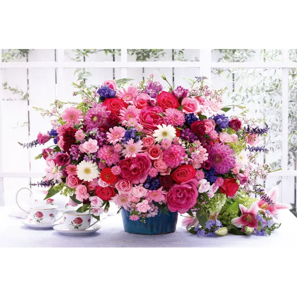 PL606 핑크 꽃다발-500ps(유액/AS카드/1:1밑그림포함)