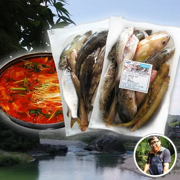 더착한가게 [영월평창다슬기] 민물고기 기타생선, 3팩, 500g