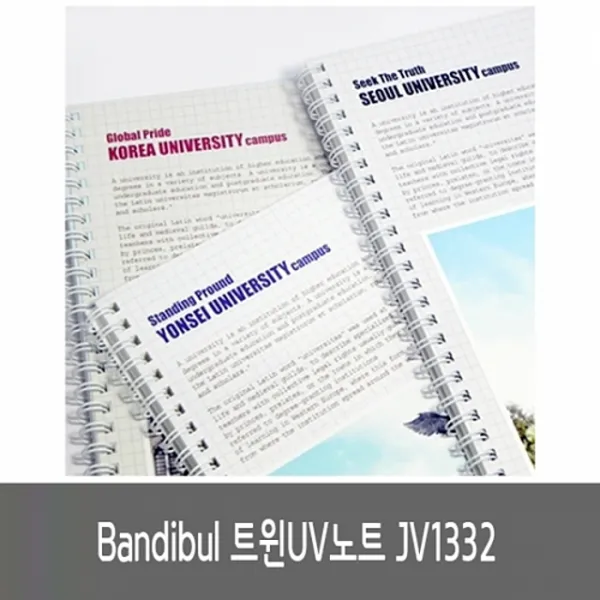 반딧불 트윈UV노트 JV1332, 단일상품