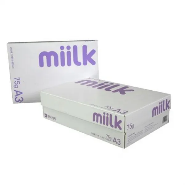 복사용지-밀크(A3-250매X5권-75g), 본품선택, 1250매