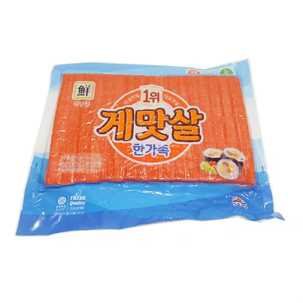 배동바지) 사조대림 게맛살 한가족 1kg _ 아이스포장, 1팩