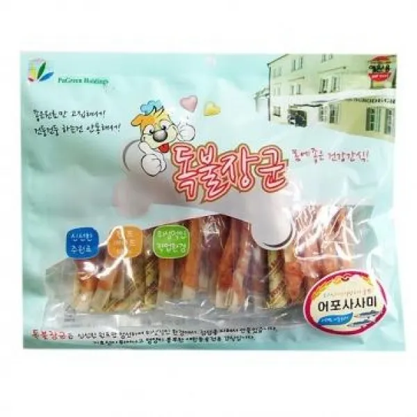 O756261 독불장군_ 어포사사미_ 400g_ 애완간식애견용품펫간식, 1개, 본상품선택