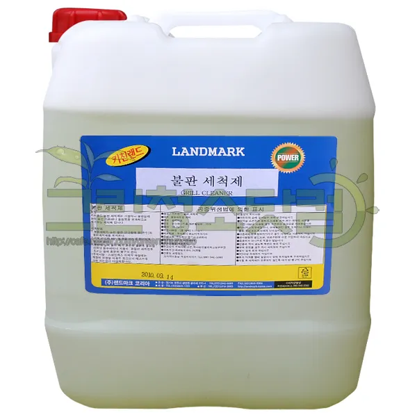 불판세척제18.75L 석쇠 바베큐그릴 불판 철판 기름때 그을음제거제 화재현장그을음 숯검정 청소세제 주방 후드 후황 청소약품, 1개