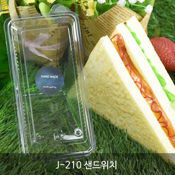 J-210 샌드위치/제과점 샌드위치 케이스_600개(1박스), J-210 샌드위치, 600개