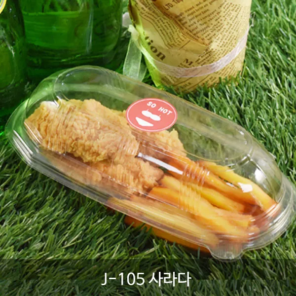 J-105 사라다/제과점 사라다빵 케이스_100개, J-105 사라다, 100개