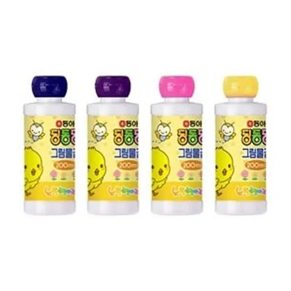 동아 딩동댕물감 200ml (14색), 1개, 빨강