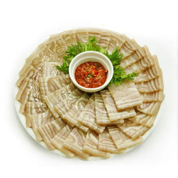 거성식품 돼지껍데기로 만든 묵 돼지껍데기 편육, 450g, 1