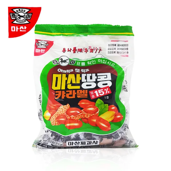 [마산땅콩] 아까먹고 또먹고 캬라멜-초콜릿-사탕(210g), 500g, 10개