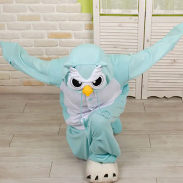반티닷컴 사계절용 부리부리 부엉이 동물잠옷