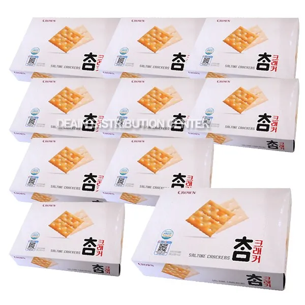 크라운 참 크래커 비스킷, 280g, 10통