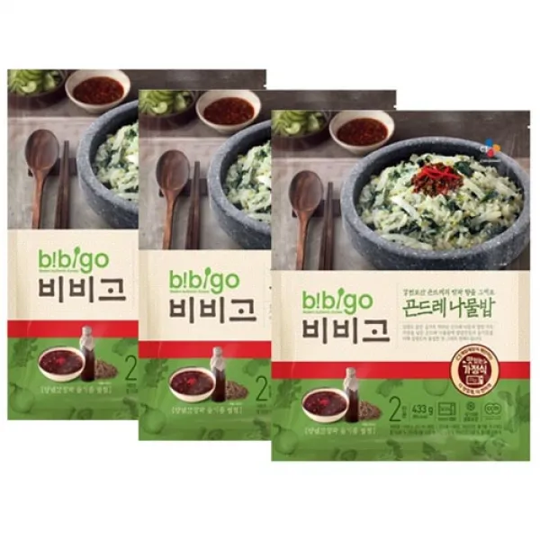  냉동 Cj비비고 곤드레나물밥433gx3개 433g 3개