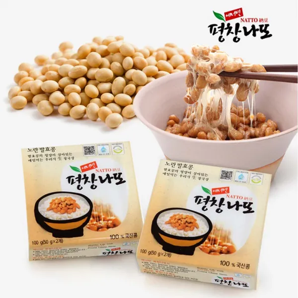 평창나또 [에너빈] 낫또 나또 나토 낫토 노란콩 50g 20개, 50g, 60개