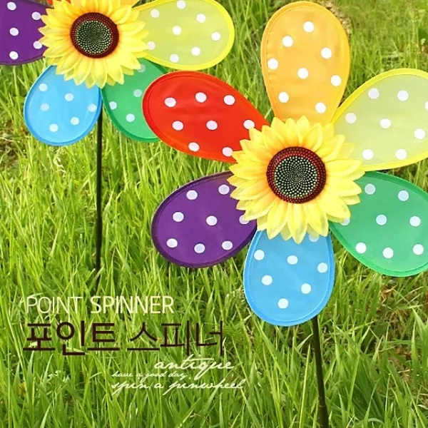 카즈미 트윈버터플라이 스피너 바람개비 캠핑바람개비 플라스틱바람개비 팔랑개비, 본상품선택