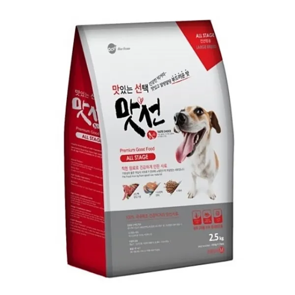 반려견 건강사료 맛선 2.5Kg L