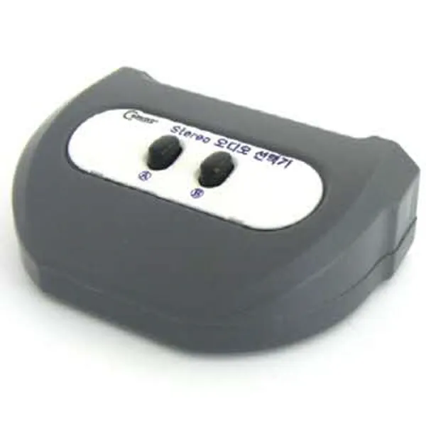 LC085 Coms Stereo 수동 선택기 2:1, 단일 색상