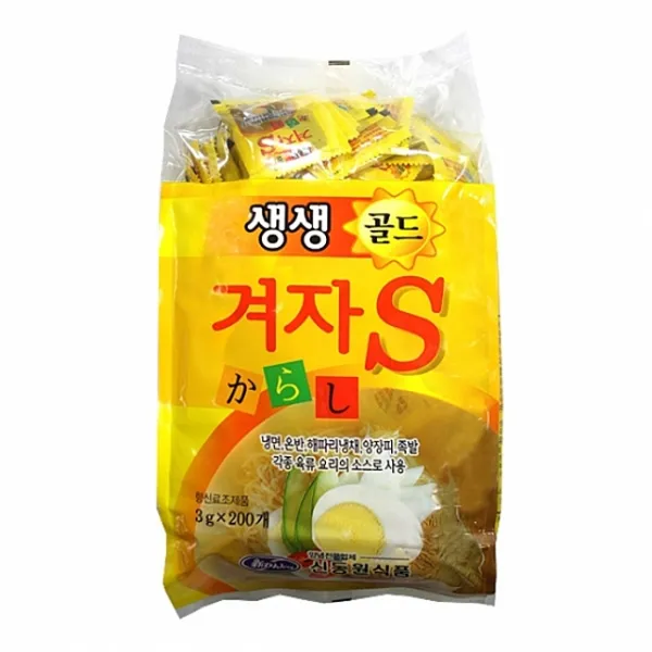에스제이 생생골드일회용겨자S (3gX200개), 1, 본상품선택