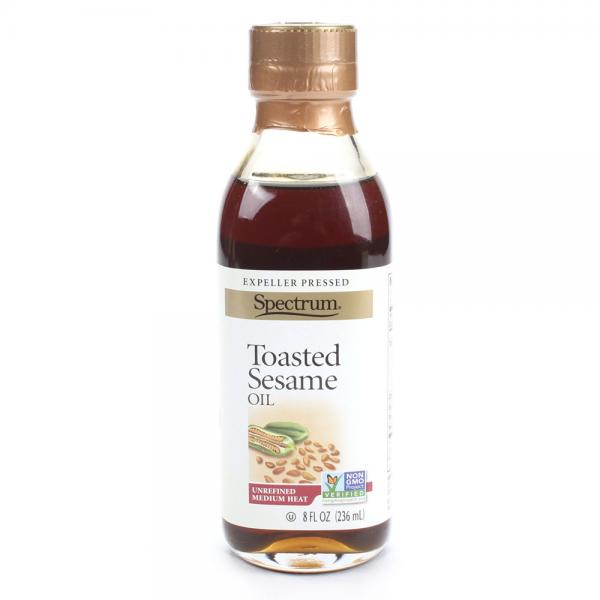 스펙트럼내츄럴스 토스티드 세서미 오일 언리파인드, 236ml, 1개