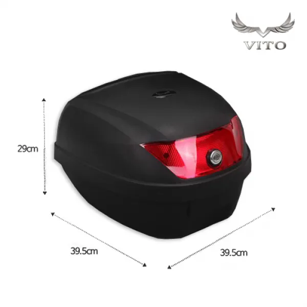 Vito 비토 오토바이용품 리어백 탑박스 비토041 블랙 