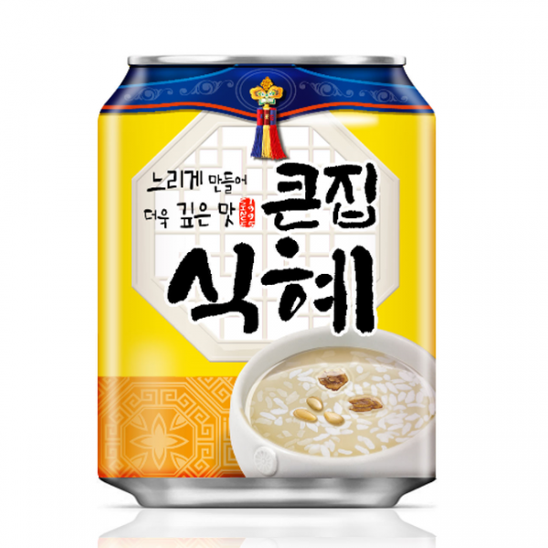 해태음료 큰집식혜 238ml 72캔