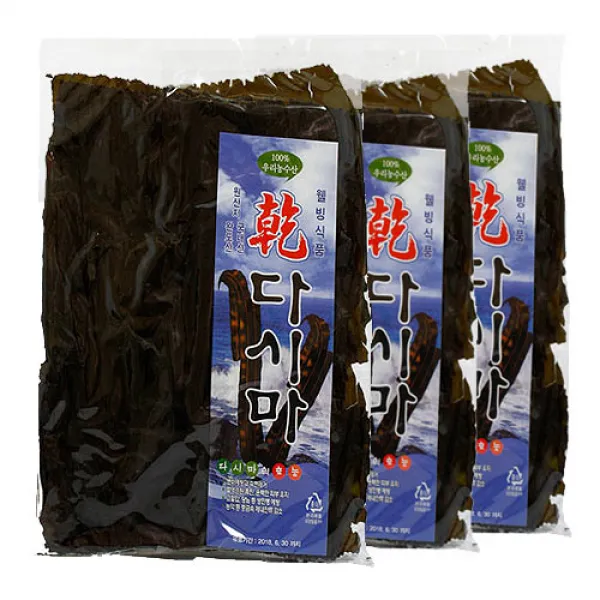 울돌목물산 완도 다시마 200gx3, 3개, 200g