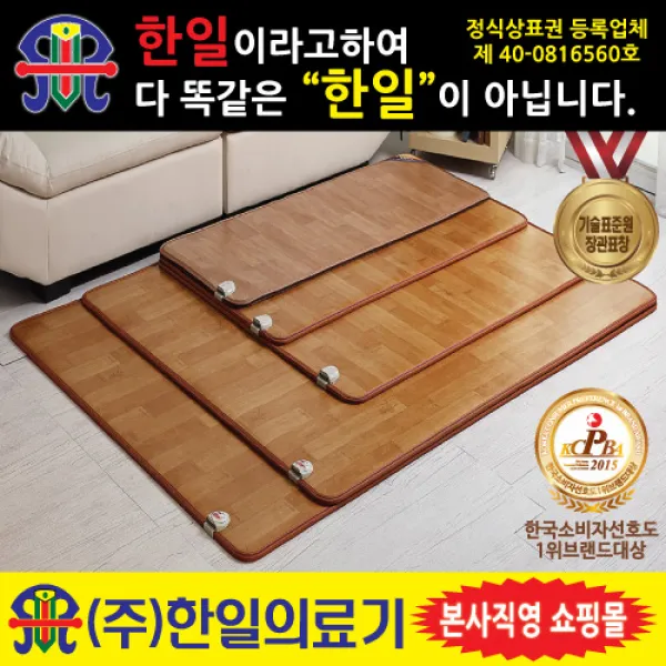 한일의료기 거실용 온돌마루 난초 전기장판, 5~6인용 / 183x270
