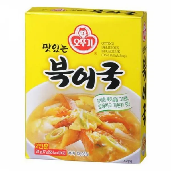 오뚜기 맛있는 북어국34gx6개입, 34g, 6개입