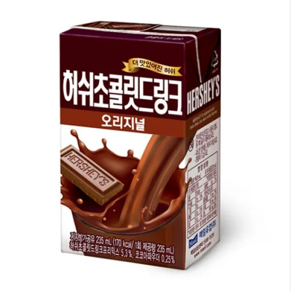 허쉬 초코릿드링크 오리지널 235ml x 24팩(1box), 24팩
