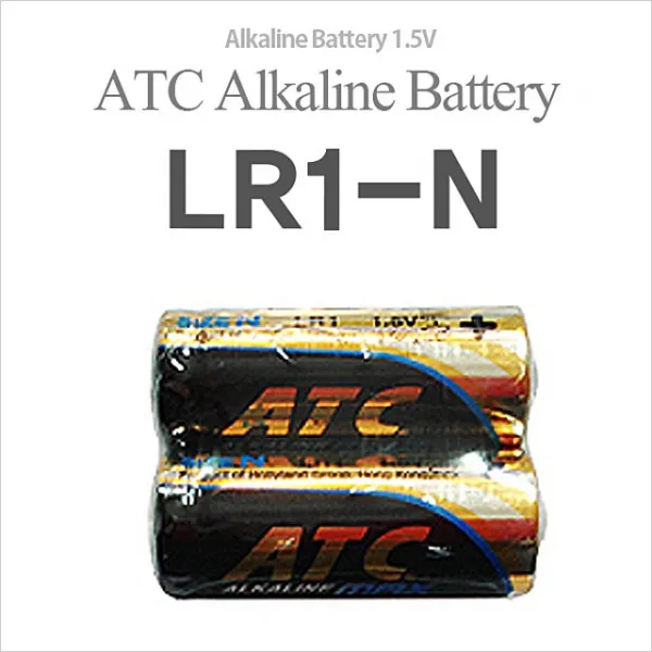ATC LR1-N(2알) 1.5V 알카라인건전지 LR1(N), 본상품선택(1), 단일상품