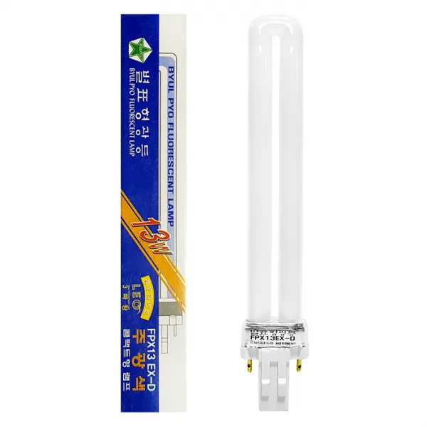 별표형광등 삼파장램프 FPX13W, 주광색, 1개