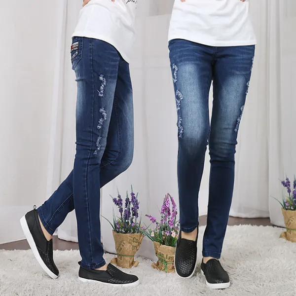 턴키 데님진 716 데미지올스타스키니