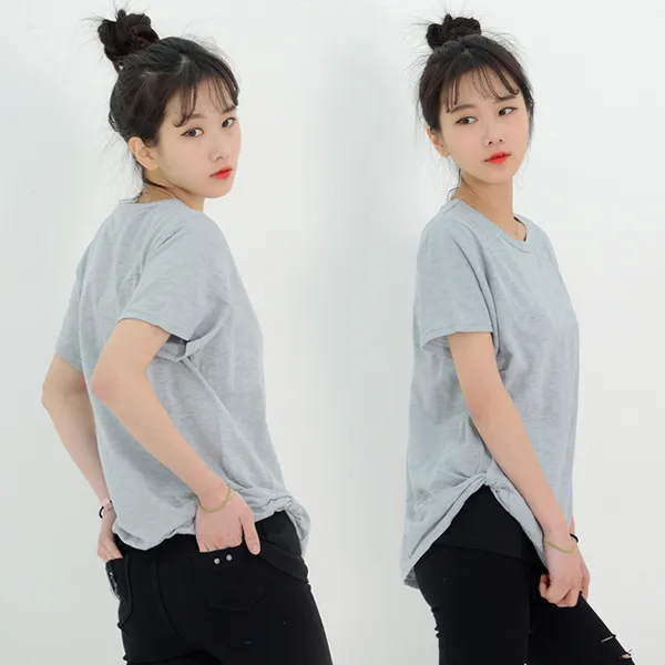 YAN2013 여자옆묶음반팔면티셔츠_여성티셔츠/여자티셔츠/여자반팔면티/반팔티셔츠/여성반팔티셔츠/여성면티셔츠/통소매티셔츠/소매통티셔츠/와