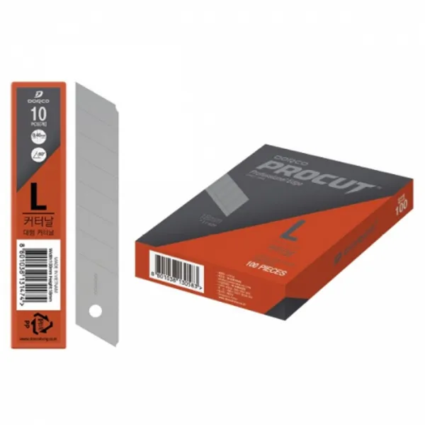 도루코 컷터날 L 대 카타날 낱알100개입1갑