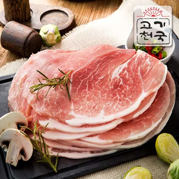 고기천국 한돈 뒷다리살(제육용) 2.5kg, 1팩
