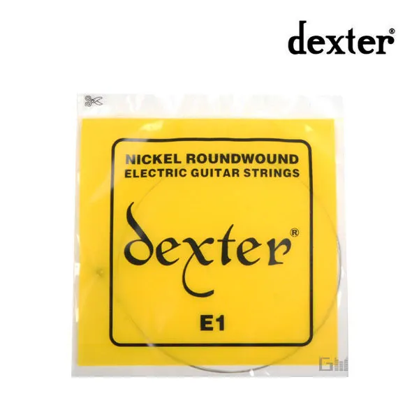 (지엠뮤직_일렉기타줄)Dexter 덱스터일렉 낱현1번009 일렉기타낱현(009) E-1(1번줄) string 스트링, 단품