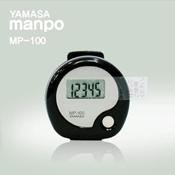 야마사 디지털 만보계 MP-100 블랙, 1개