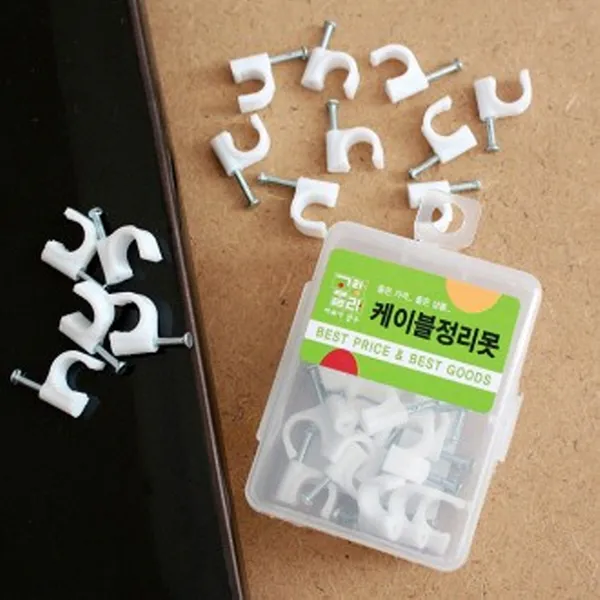 30개입 고랑몰라 케이블 정리못 8mm, 단일 수량